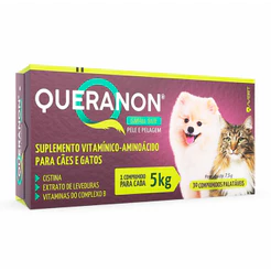 Queranon Small Size Avert 30 Comprimidos Cães Gatos Até 5kg