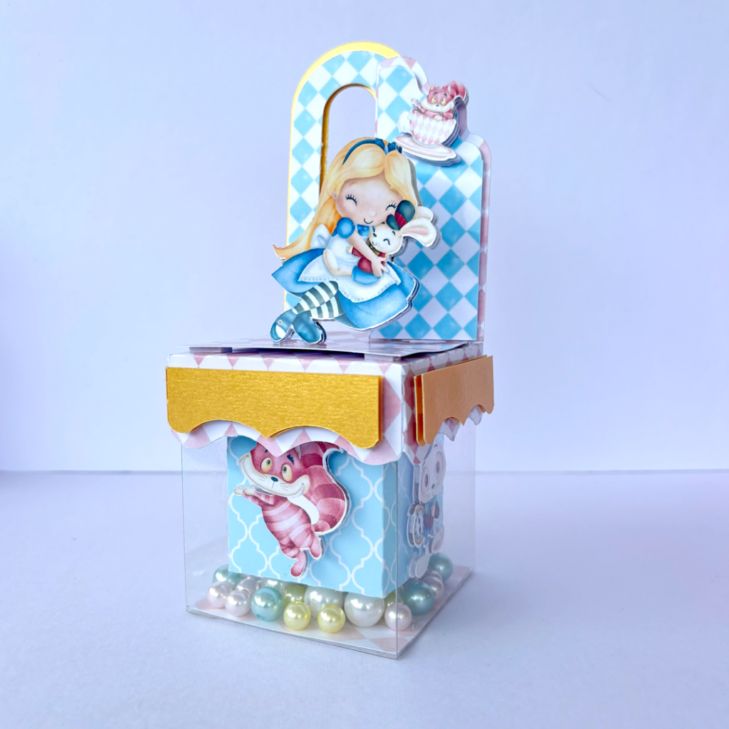 10 Caixa Quadrada - FAZEMOS QUALQUER TEMA - Lembrancinha - Aniversário - Papelaria Personalizada