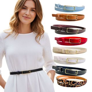 Cinto Feminino Básico Casual do PP ao Plus Size, Fivela Dourada 1,5cm Fino - Nanda em Oferta na Shopee