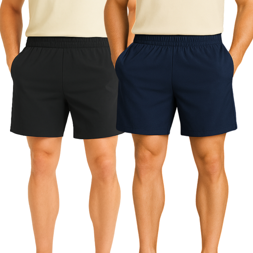 Kit 2 Bermudas Sport Masculinas P ao GG – Conforto e Estilo para o Dia a Dia