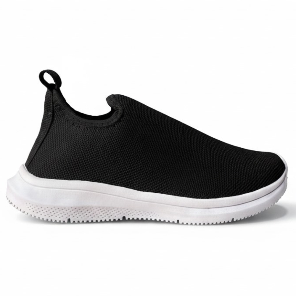Tênis Meia Feminino Calce Fácil Botinha Ortopédico Esportivo Slip On Casual confortável Academia