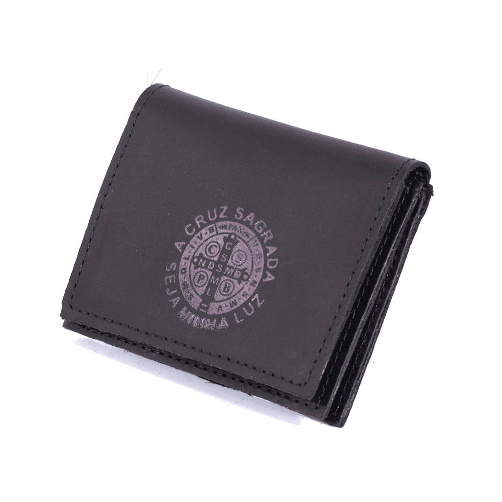 Carteira Masculina São Bento Pampa´s Country Em Couro Legítimo Aba CNH