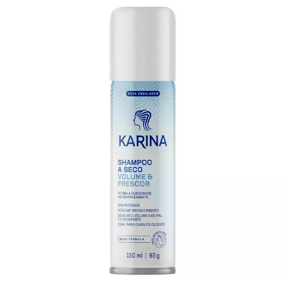 Shampoo A Seco Karina Volume & Frescor Com 150ml em Oferta na Shopee