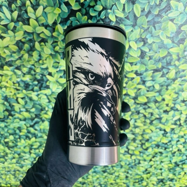 COPO TÉRMICO CORINTHIANS personalizado a laser  360º Graus 473 ML PREMIUM