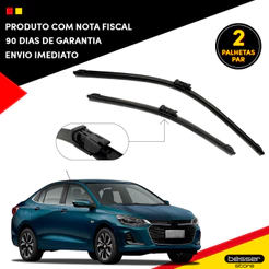 Par Palhetas Limpador De Parabrisa Dianteiro Especifica Para Novo Onix Plus 2020 2021 2022