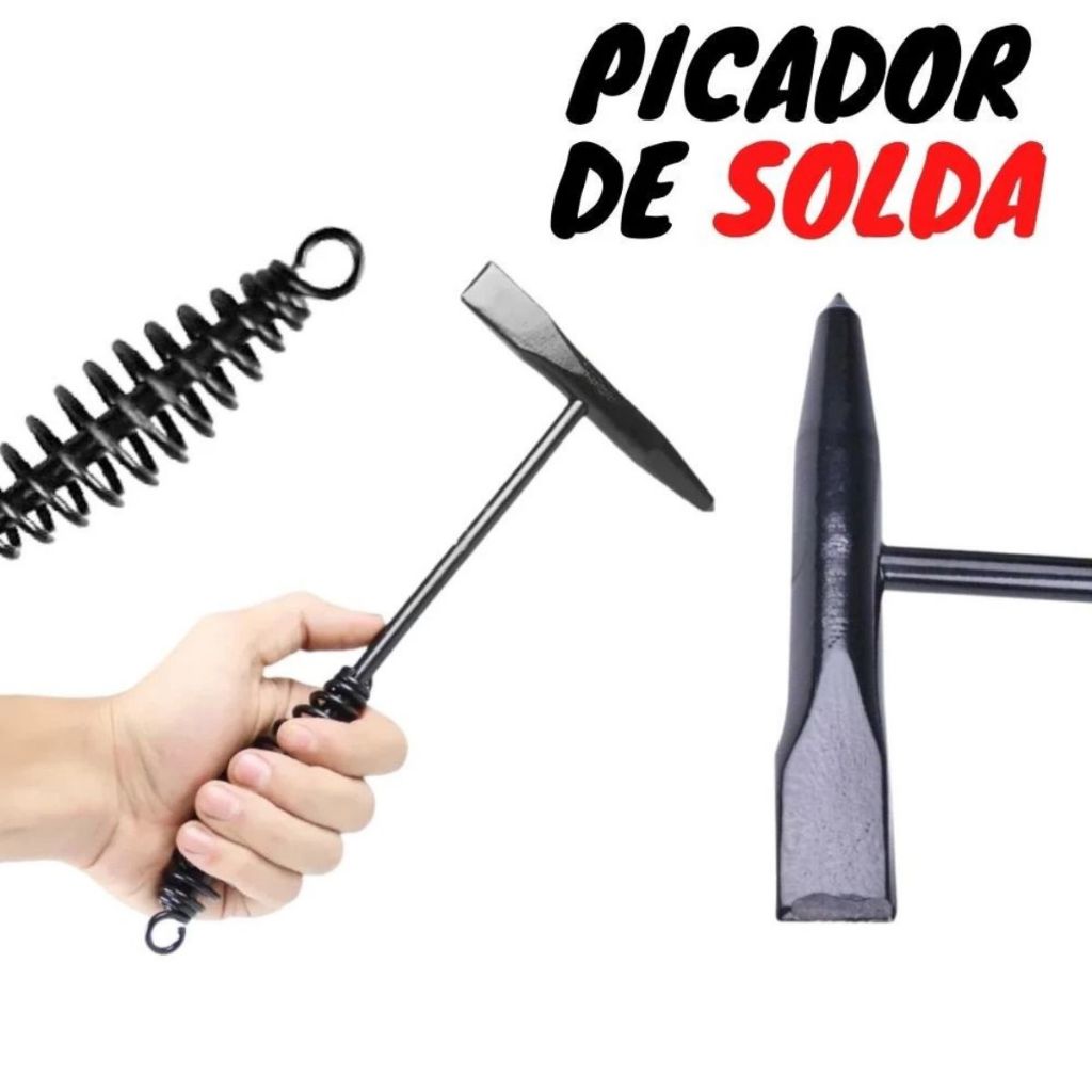 Martelo Picador Picadeira de Solda 300g - Soldaforte