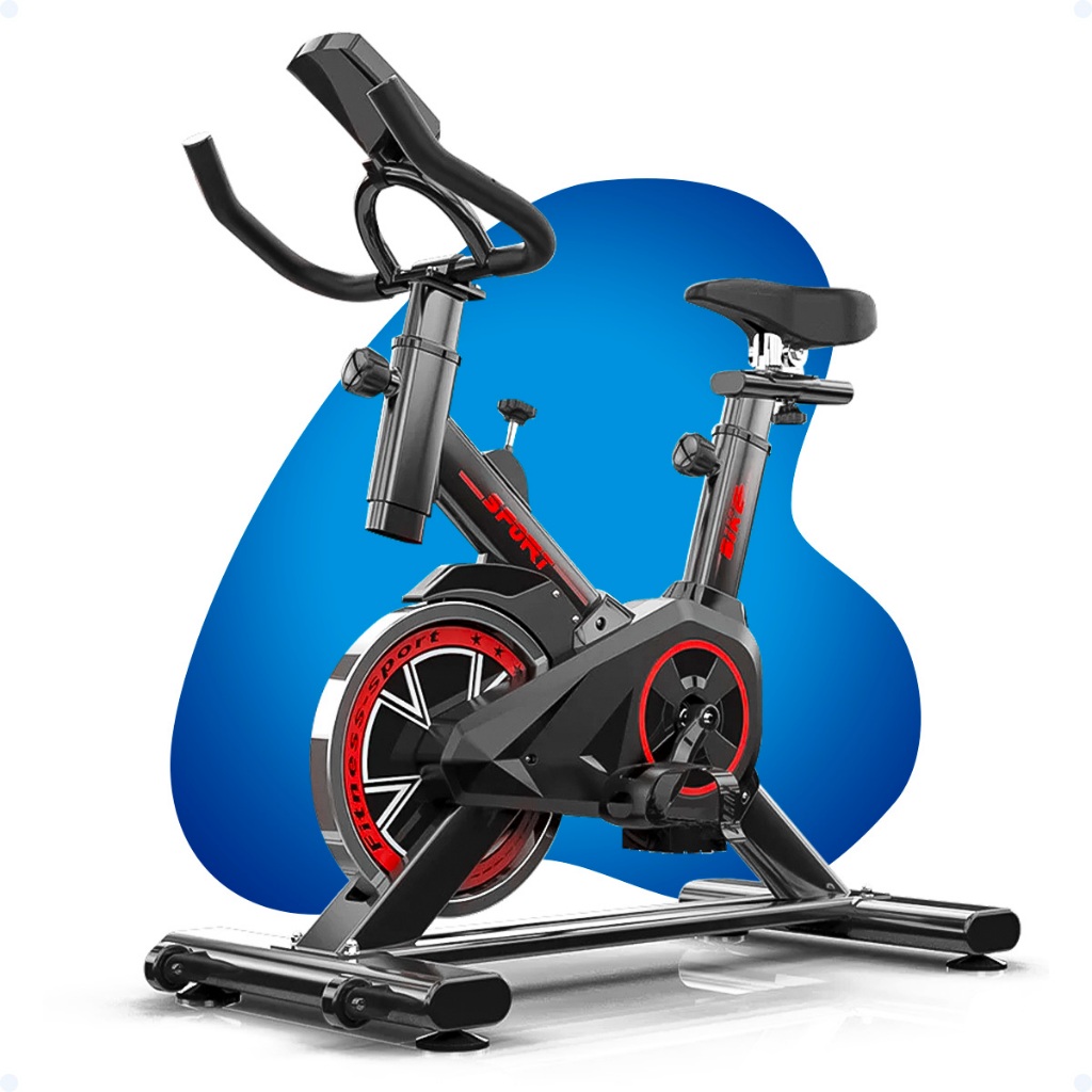 Bicicleta Spinning Ergométrica Para Exercícios Com Monitor Profissional Sport Suporta Até 120kg