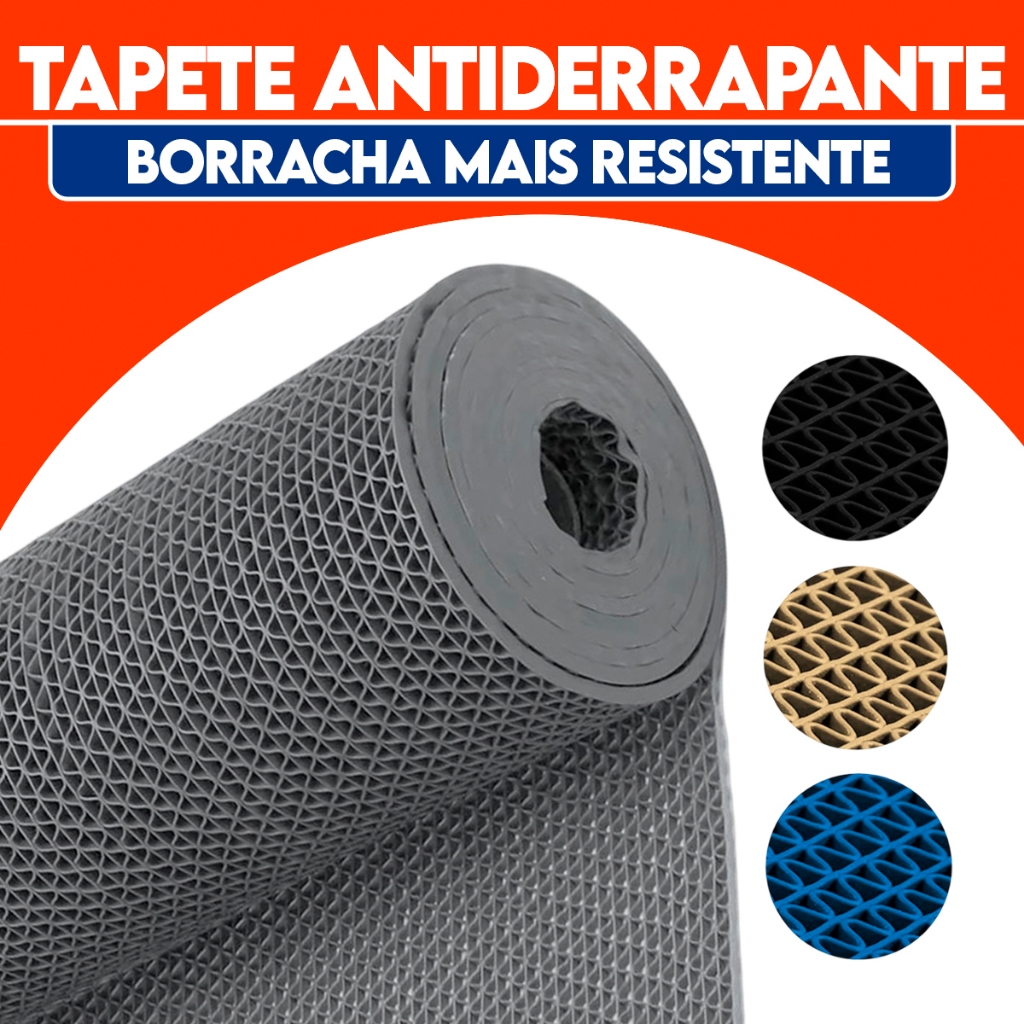 Tapete Antiderrapante para banheiro 120 x 1,00m - Kapazi