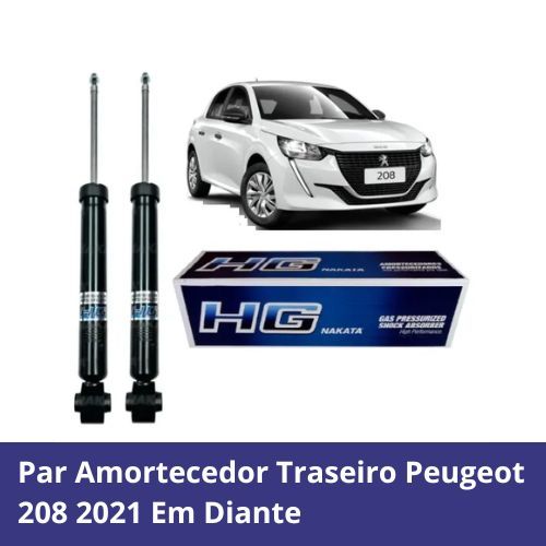 Par Amortecedor Traseiro Peugeot 208 2021 Em Diante em Oferta na Shopee
