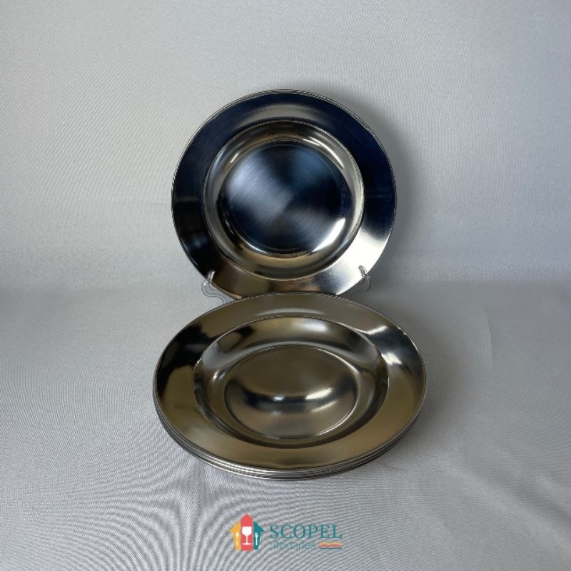 Prato Fundo Inox 23cm: Onde Comprar | BuscaProdutos