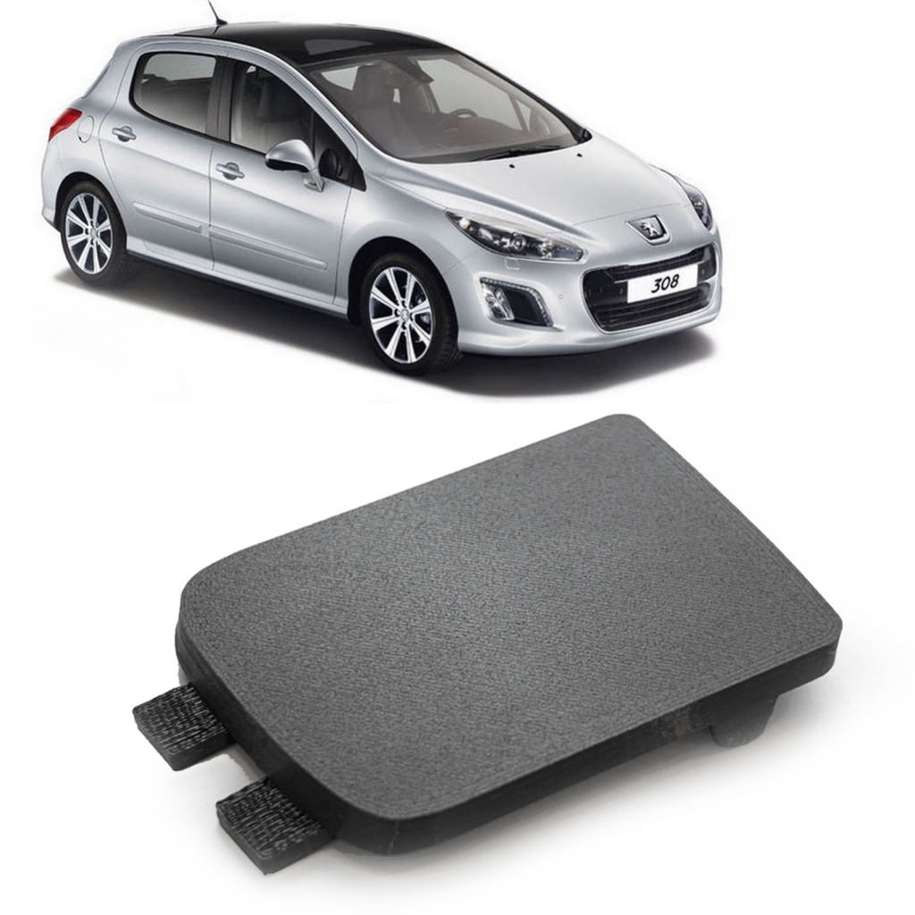 Tampa Reboque Guincho Peugeot 308 2012 2013 2014 2015 Dianteira Tampa Capa Furo Para-choque frontal