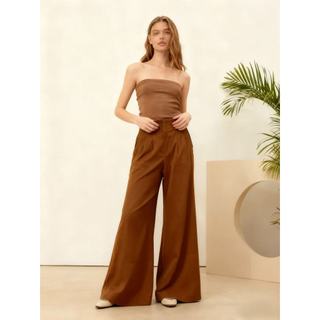 Calça Larga Alto Colete Marrante - Tendência Atemporal para Look sofisticado e Descontraído