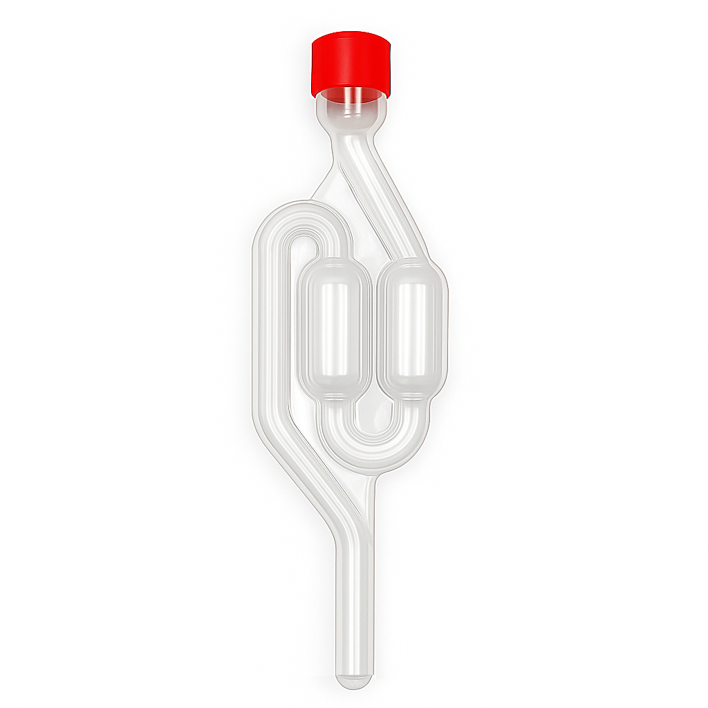 Airlock Válvula Tipo S com Tampa Air lock para Fermentação Cerveja Vinho Kombucha Hidromel