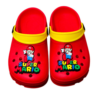 Babuche Infantil Menino Menina Vermelho Amarelo Super Personagem Bros em Oferta na Shopee