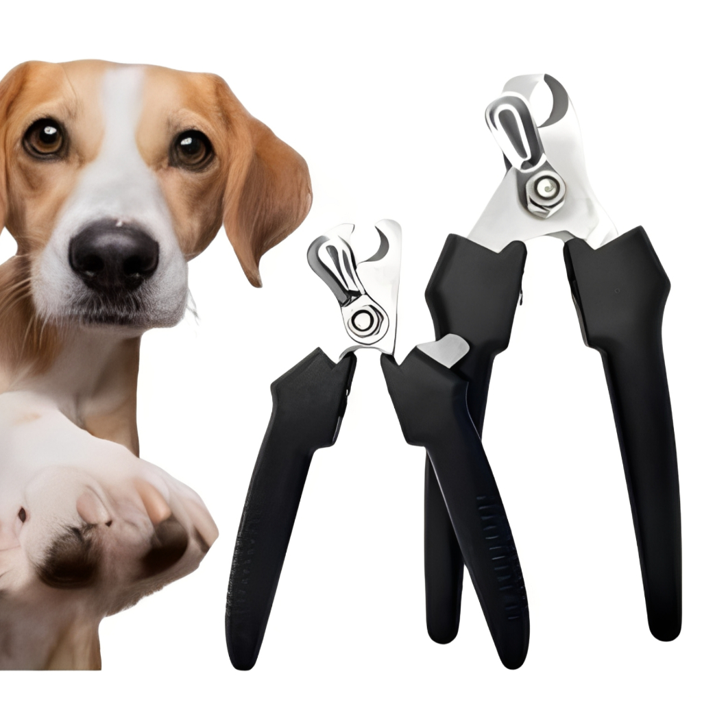 Alicate Profissional Cortador Unhas Pet Com Trava Segurança Para Cães Gatos Roedores Todos Portes
