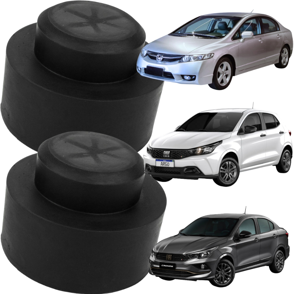 Kit Calço De Mola Traseiro Para Elevar Civic Argo Cronos 3,5