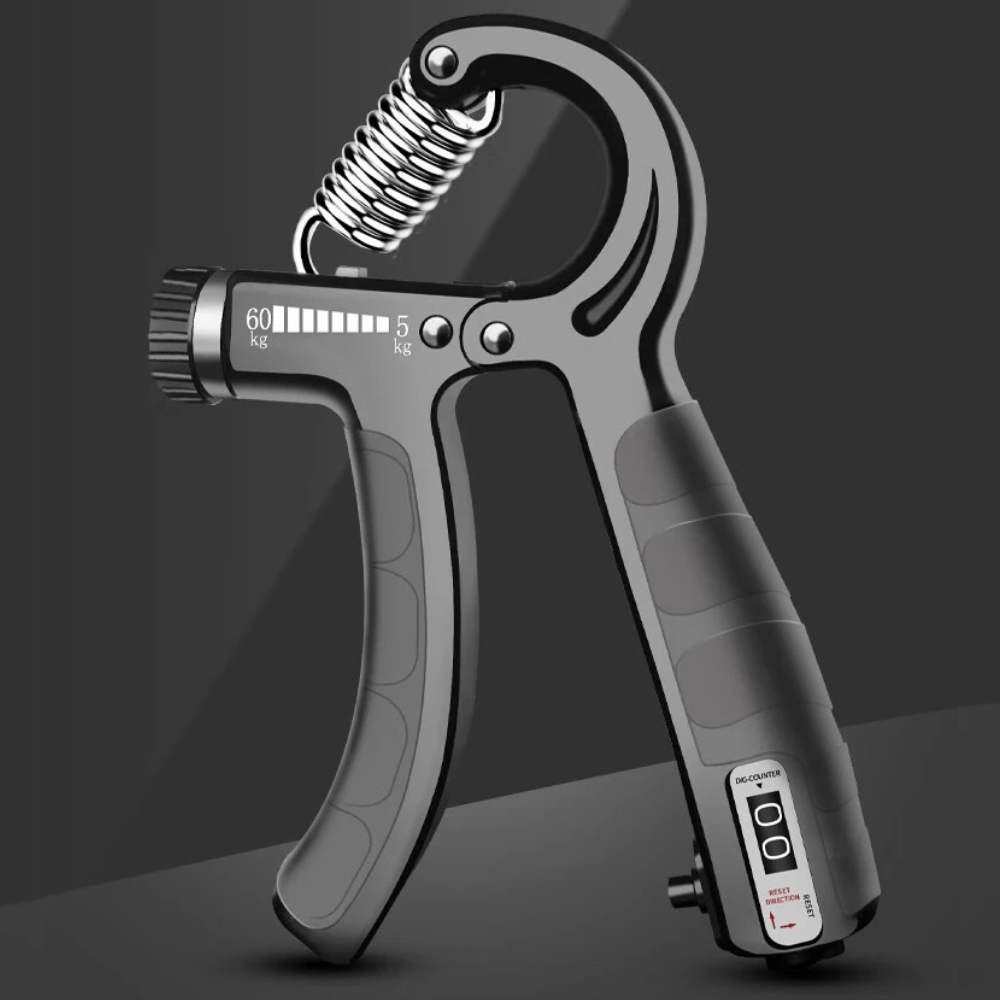 Hand Grip com Mola Com Ajuste de Força 5kg A 60kg para Fisioterapia e Fortalecimento do Punho Pulso