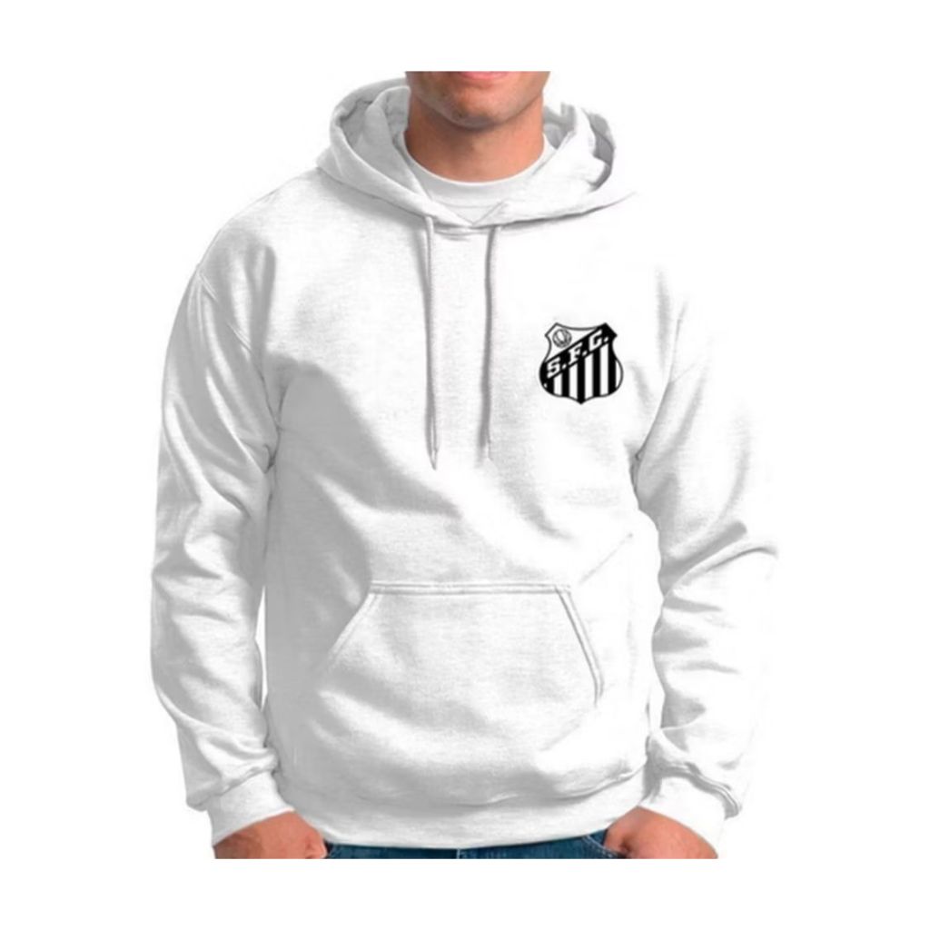 Moletom do Santos Blusa de Frio Time Futebol Clube Envio Rápido