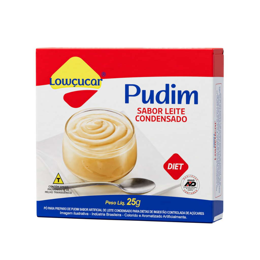 Pudim Sabor Leite Condensado Zero Açúcar Lowçucar 25g