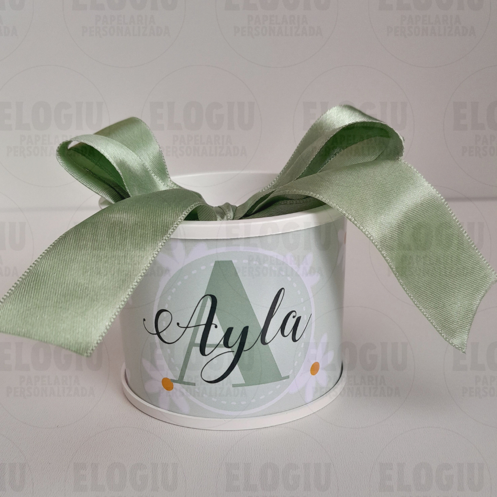 Lembrancinha maternidade,Chá de bebê, aniversário, margaridas lembrancinha personalizada-Tubolata5X6