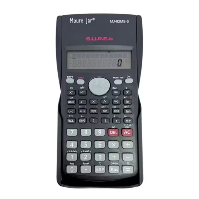 CALCULADORA CIENTÍFICA 240 FUNÇÕES – DISPLAY 12 DÍGITOS + CAPA PROTETORA