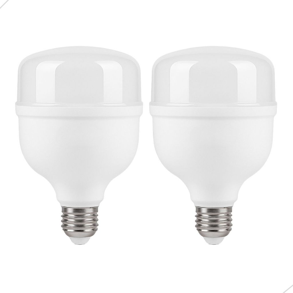 Kit 2 Lâmpada Led Super Bulbo 40w 6500k Branco Frio Bivolt 110v/220v Alta Potência Forte Luz Branca em Oferta na Shopee