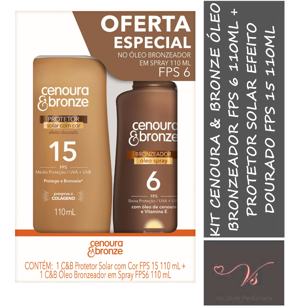 Bronzeador Cenoura e Bronze Fps 15: Onde Comprar | BuscaProdutos
