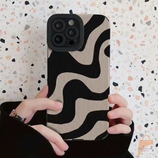 Capa Case Capinha Silicone Preta Estampa Zebra iPhone Detalhes Com Proteção para Câmera Iphone 11 13 14 15