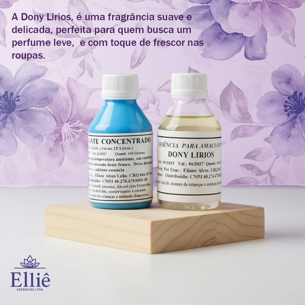 Amaciante Concentrado faz ATÉ 25 LITROS / Kit base e essência.