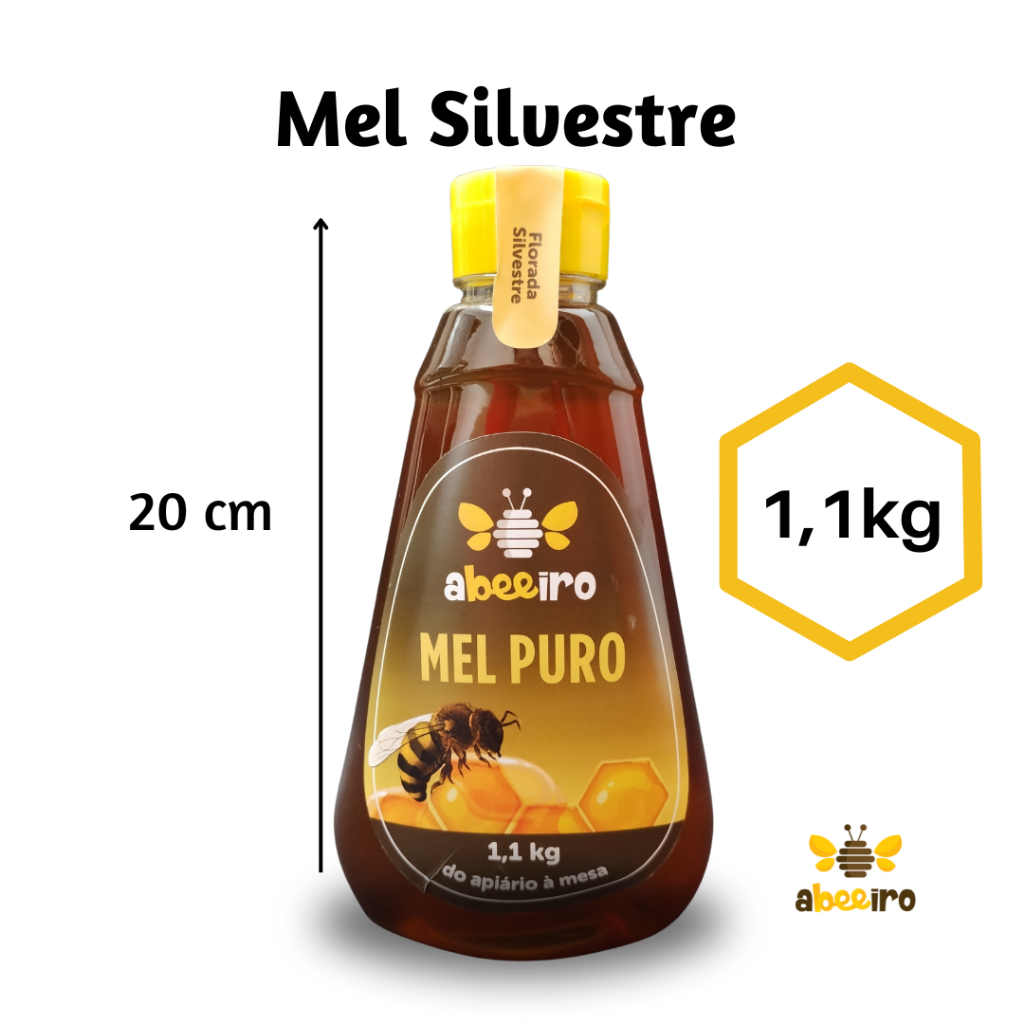 Mel Puro -  Natural em bisnaga 1.1kg