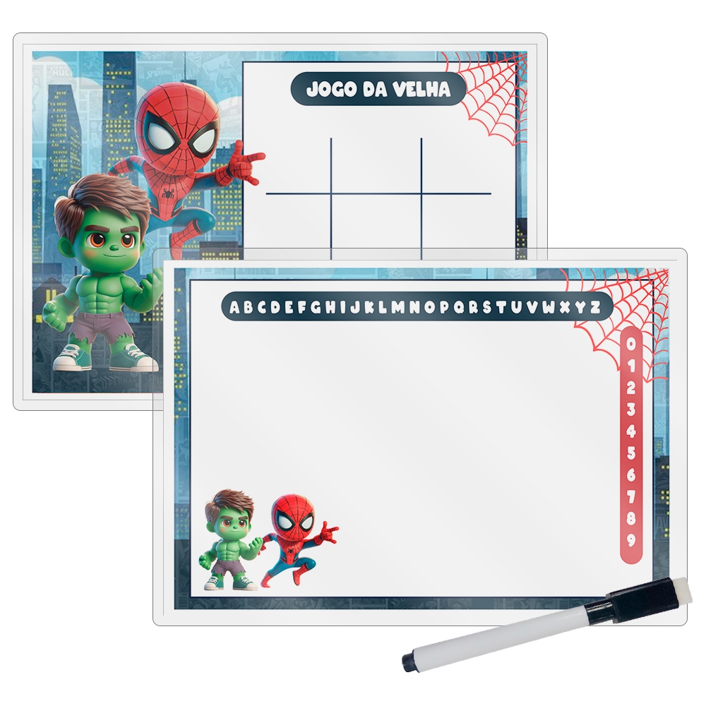 20 LEMBRANCINHAS ANIVERSARIO LOUSINHA MAGICA INFANTIL ENVIO RÁPIDO TEMA HULK E HOMEM ARANHA BABY