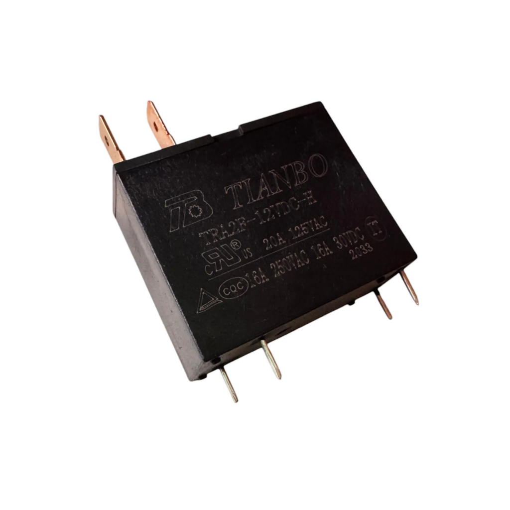 Relé de Microondas TRA2F-12VDC-H 12V 20A TIANBO | Relé de Potência Automotivo e Eletrônico