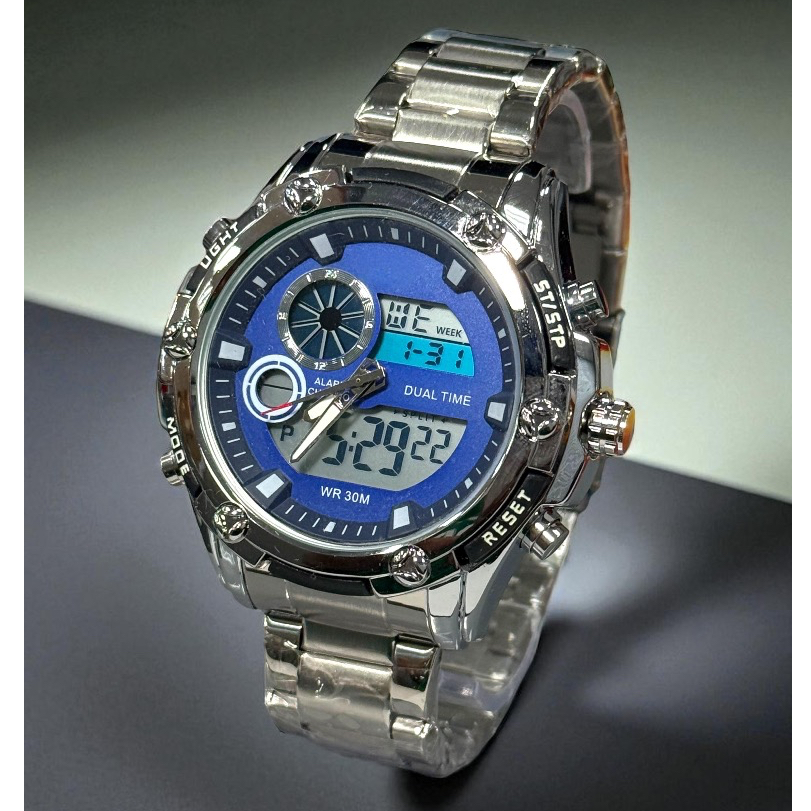 Relogio Masculino EDI analógico digital a prova d agua presente para homens. em Oferta na Shopee