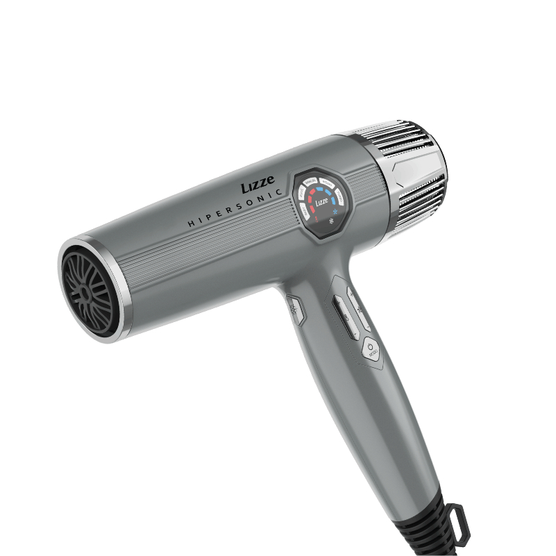 Secador Profissional Lizze Hipersonic Cinza em Oferta na Shopee
