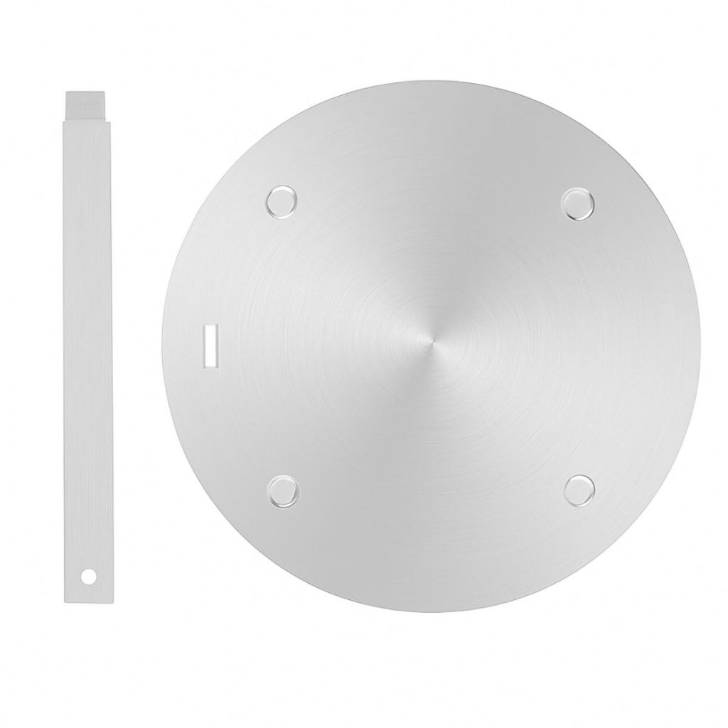 Detalhes do Adaptador Conversor/Difusor Para Fogões Com Indução 24x24cm Universal Aço Inoxidável ENVIO IMEDIATO