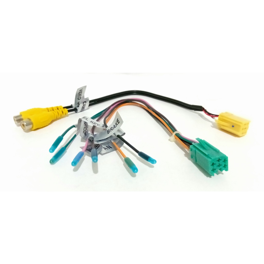 Cabo Rca & Auxiliar Para Câmera Dvd Pósitron Sp8500bt Sp8700dtv Sp8900nav SP8990Smart Novo  Original