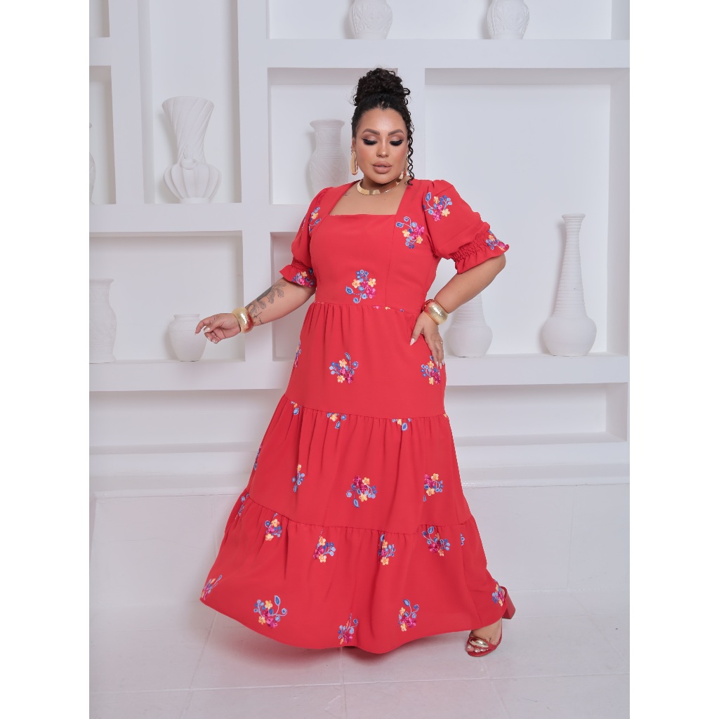 Vestido Elastano Longo na Black Friday 2025 | BuscaProdutos