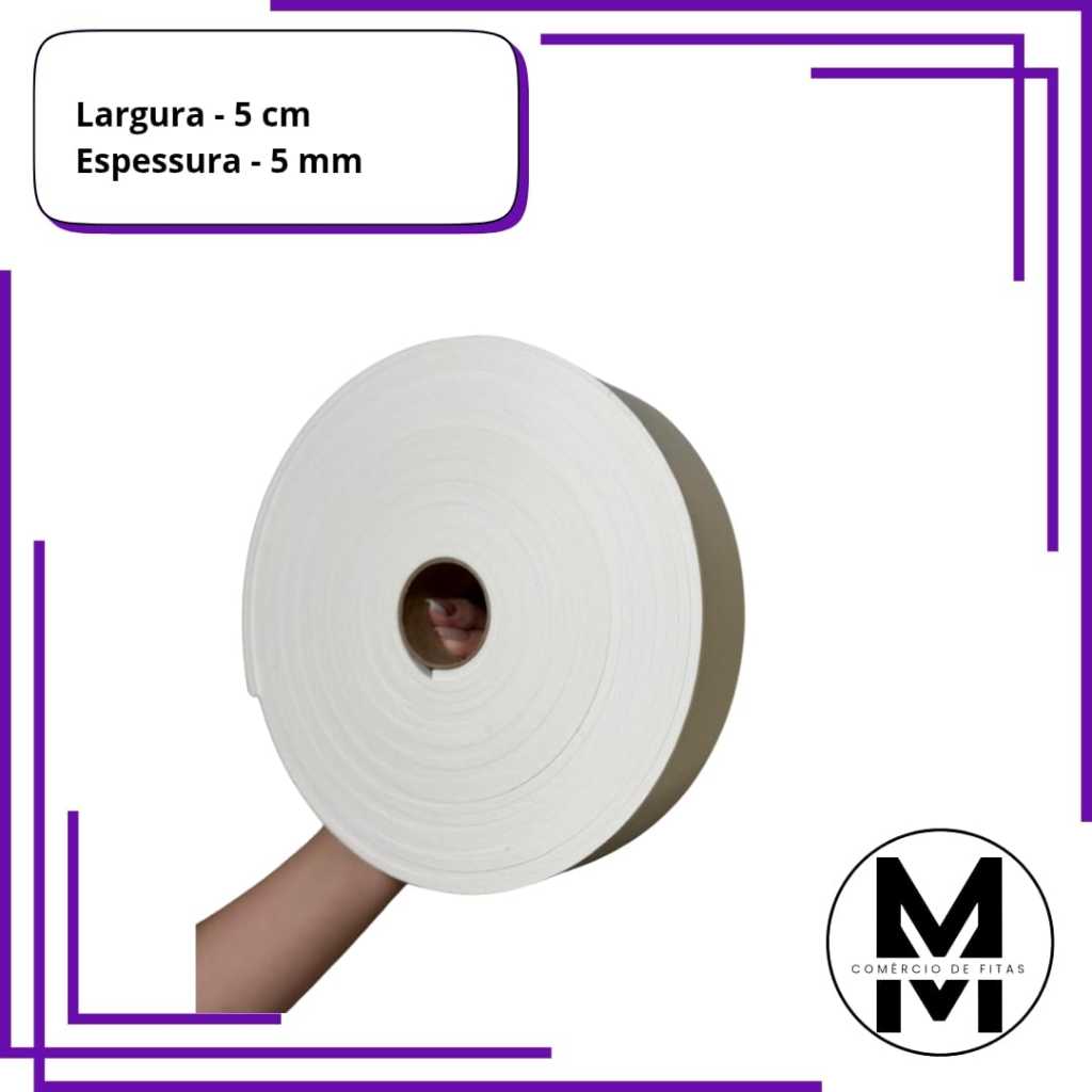Rodapé De Eva Autocolante 5mm Largura 5cm - 10 Mts