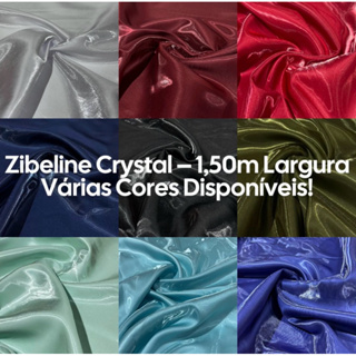 Tecido Zibeline Crystal Brilhante 1,50m Largura – Alta Qualidade para Vestidos, Decoração e Moda Festa em Oferta na Shopee