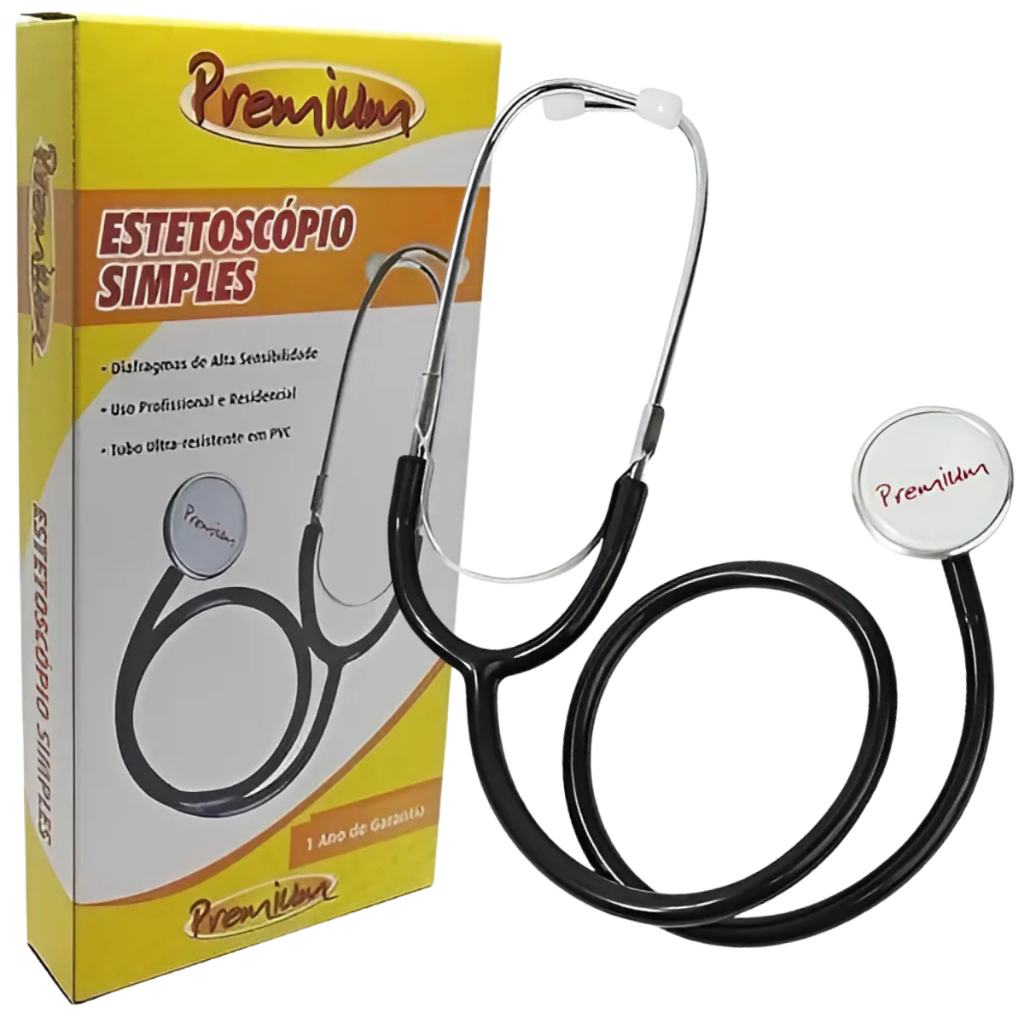 Estetoscópio Simples Adulto Premium Original
