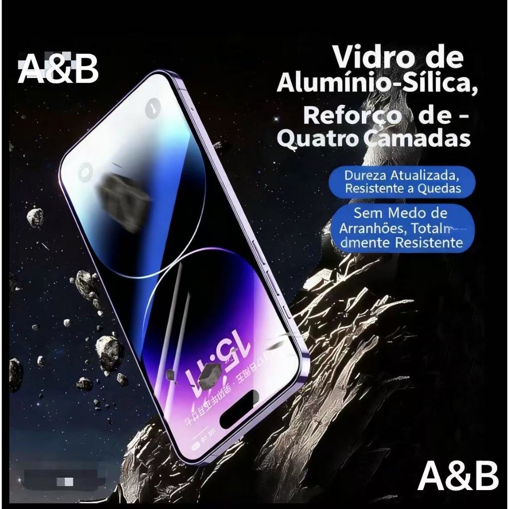 Película de Vidro Temperado 3D Samsung Todos os modelos KIT mais barato - detalhe