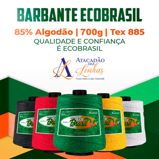 Barbante Eco Brasil 6 Fios 700g - Crochê Artesanato Tricô Macramê Amigurumi Não Desbota - OFERTA VÁLIDA ATÉ DOMINGO em Oferta na Shopee