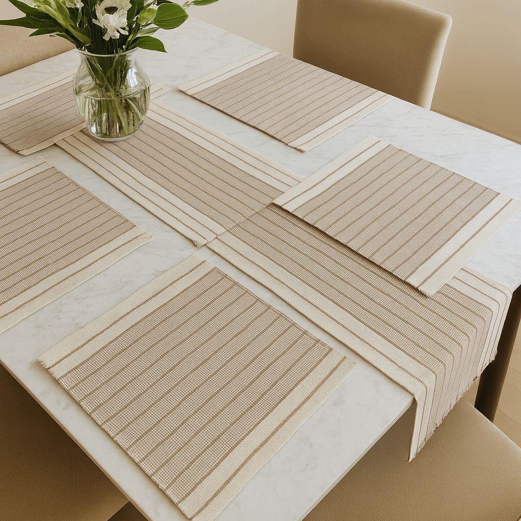 Jogo Americano Tear Algodão 7 peças em Oferta na Shopee