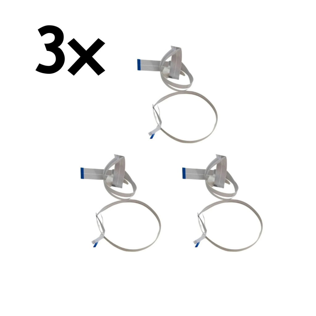 Kit 3x Cabos Flat Da Cabeça E Sensor Impressora Epson L3250