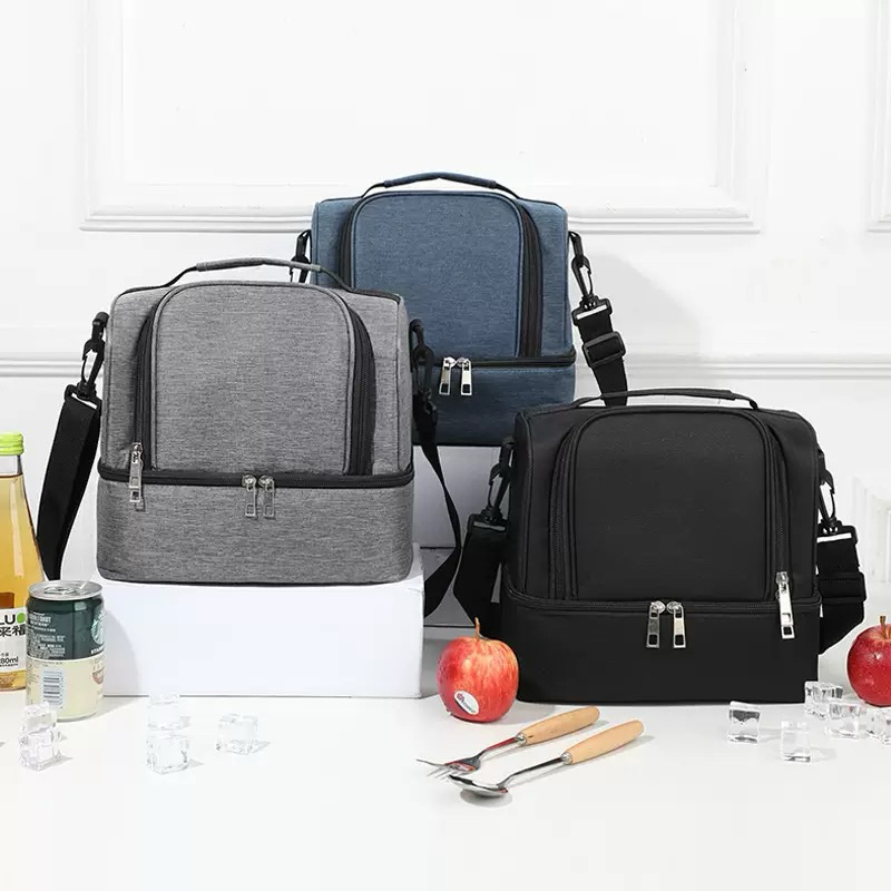 Bolsa Térmica Dupla Camada para Marmita/Merendeira, Crossbody, Com Alça de Mão em Oferta na Shopee