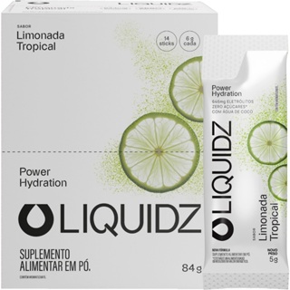 LIQUIDZ® - Eletrólitos Zero Açúcares - Sabor Limonada Tropical  - Kit 1 Caixa - 14 sachês em Oferta na Shopee