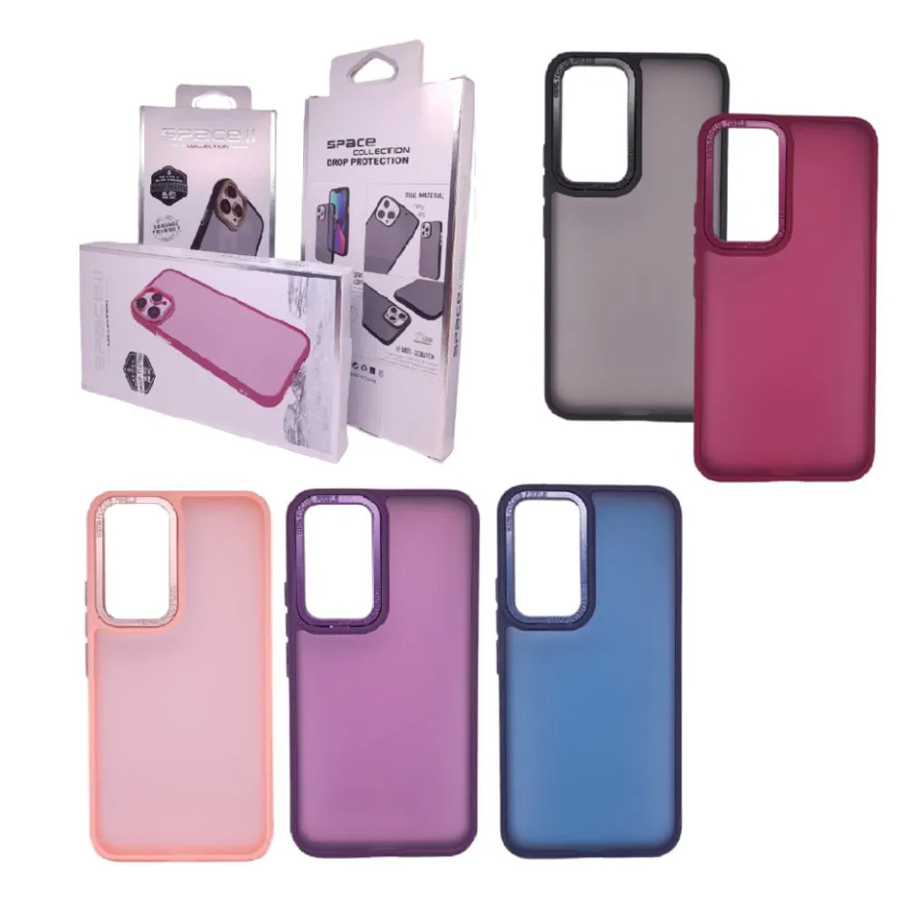 Capinha Silicone Space Anti-Impacto com Borda Cromada | Capa Samsung Galaxy A16 | Alta Proteção