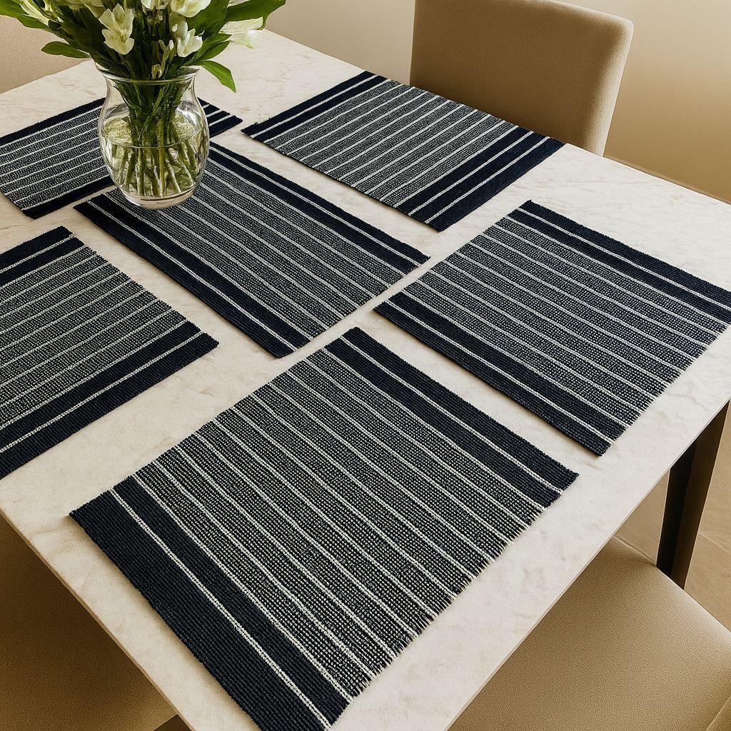 Jogo americano rústico 7 peças (6 lugares e 1 caminho). em Oferta na Shopee