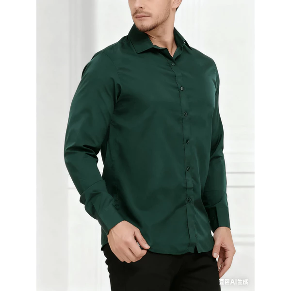 Camisa Social Masculina Manga longa Slim Fit Casual Mega Oferta Estilo Casual e Execut