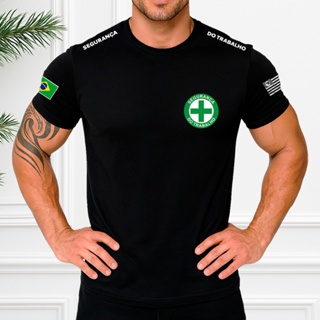 Camisa Básica 100% Algodão Malha Premium Polo Segurança Do Trabalho Serviço Promoção em Oferta na Shopee